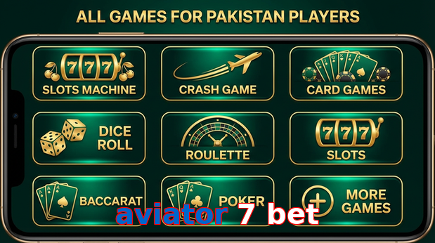 Main screen of Aviator 7 Bet games page for PK players